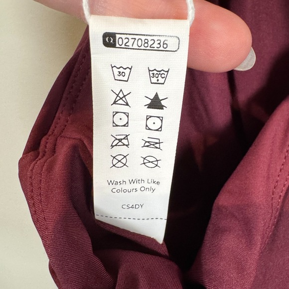 Halara Breezeful Backless Wide‎ Leg Quick Dry Jumpsuit Amaranth Size Medium - Picture 11 of 11